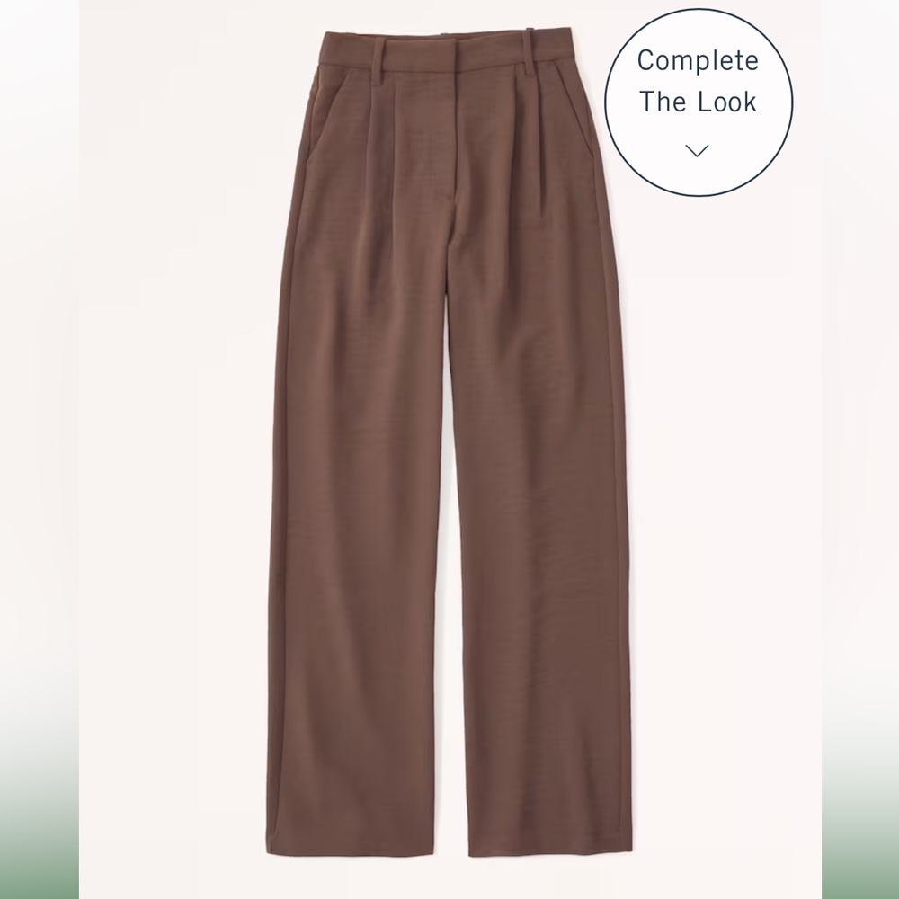 Abercrombie Tailored Wide Leg Pants